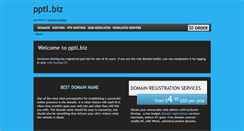 Desktop Screenshot of pptl.biz